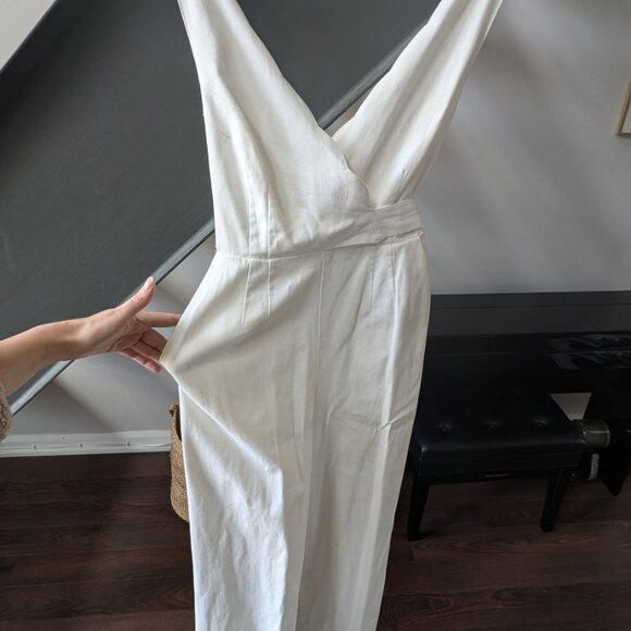 Anthropologie CHINO White Jumpsuit (US 0) - Picture 1 of 3